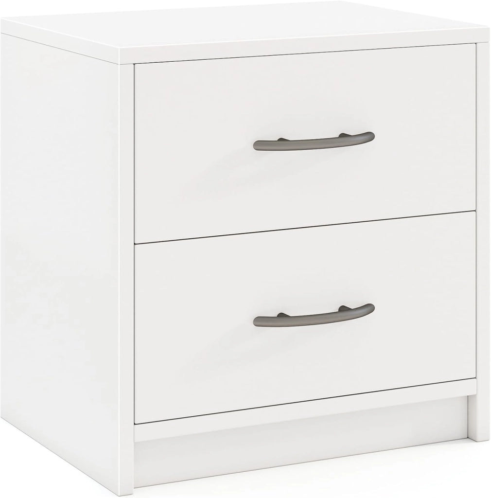 Camera da Letto con 3 Cassetti, Tavolino da Letto Multiuso con Ampio Spazio di Archiviazione, Carino Comodino per Soggiorno, Camera da Letto, Ufficio, 38,5 x 28 x 54 cm