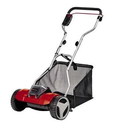 Einhell GE-HM 18/38 tagliaerba Tagliaerba a spinta Batteria Nero, Grigio, Rosso