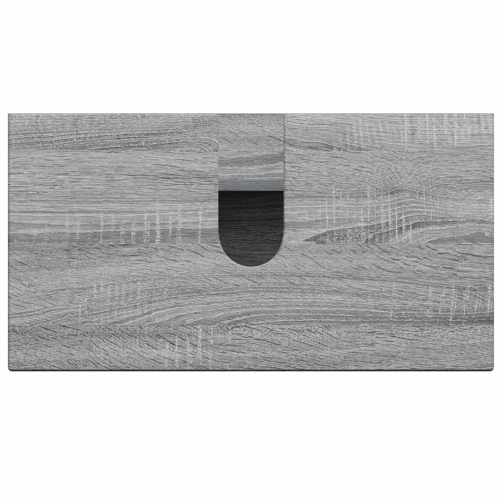 Armadio per Lavabo da Bagno DELFT Sonoma grigio 897011