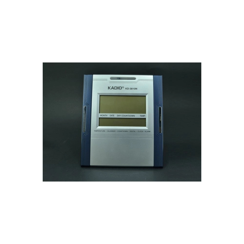 Trade Shop - Orologio Sveglia Termometro Datario Da Per Parete Tavolo Display Lcd Kd-3810n -