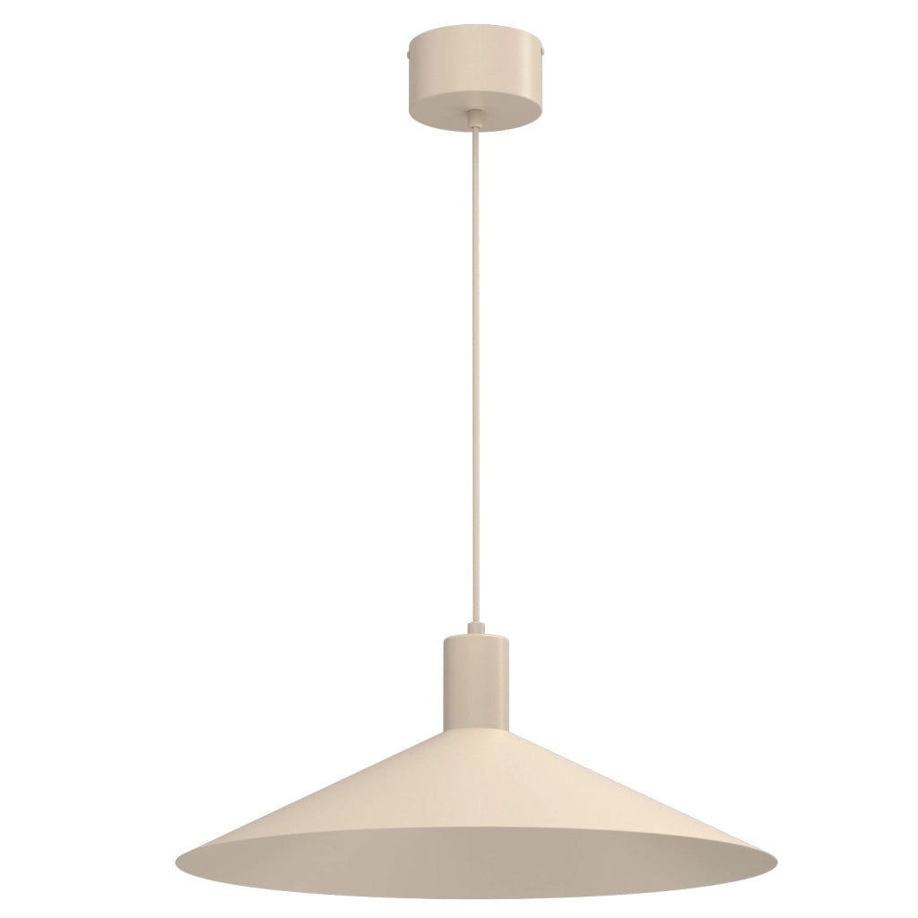 Lampada a sospensione Nox 1xGU10 beige acciaio Luminex