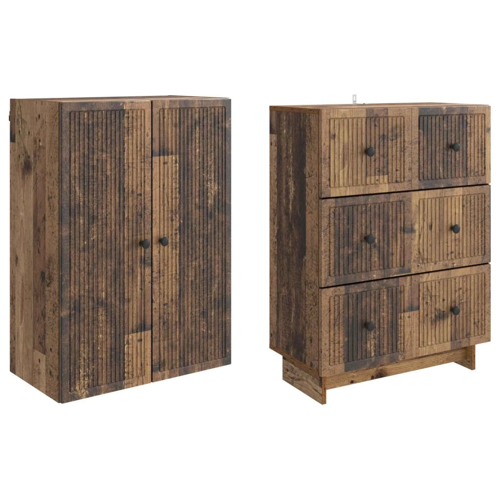 Set di armadi 2 pcs 66 x 34,5 x 90 cm Legno ingegnerizzato 3416383