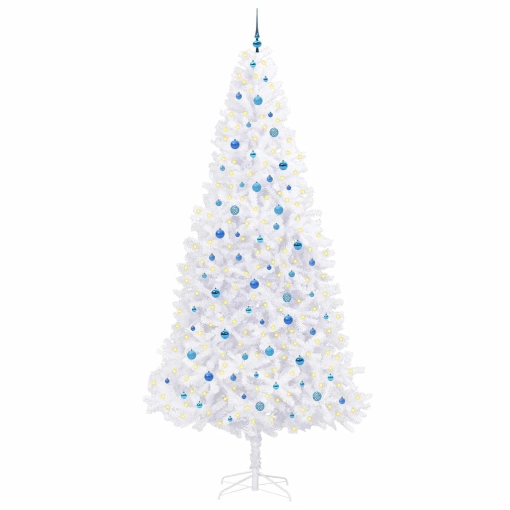 Albero di Natale artificiale Bianco 300 cm PVC e Acciaio 3426565