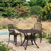 Set da Bistrot 3 pz in Alluminio Pressofuso Bronzo 3070586