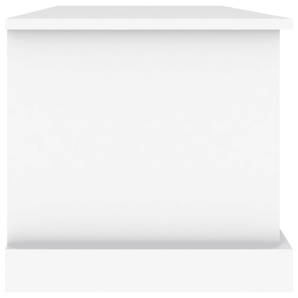 Scatola portaoggetti bianca 70x40x38 cm in legno ingegnerizzato CFW5211150