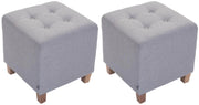 Set di 2 sgabelli Pharao grigio chiaro