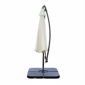 Ombrellone rotondo offset 300cm, ecrù