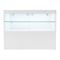 Set Banconi Negozi Bianco Phoenix LED C1200 CM60 TB60 con Serrature e Vetrina