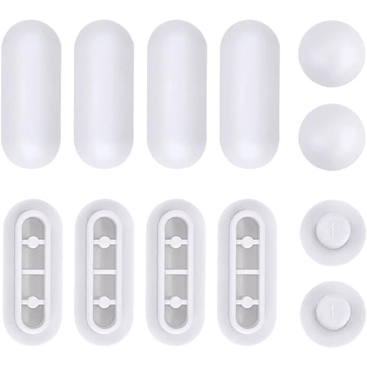 Paracolpi per sedili wc, 12 pezzi paracolpi wc, paracolpi gommin