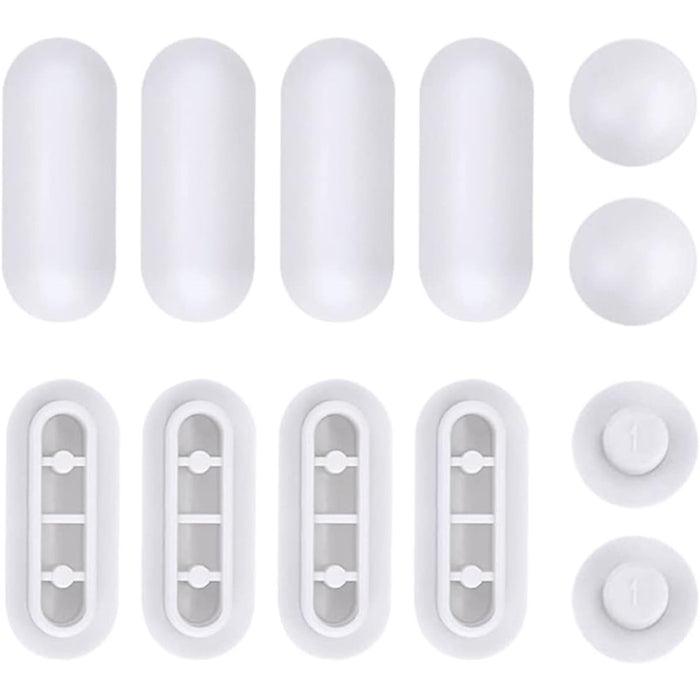 Paracolpi per sedili wc, 12 pezzi paracolpi wc, paracolpi gommin