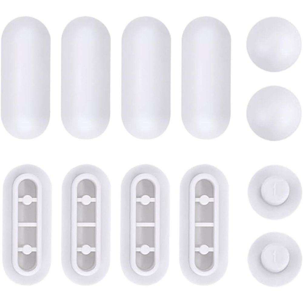 Paracolpi per sedili wc, 12 pezzi paracolpi wc, paracolpi gommin