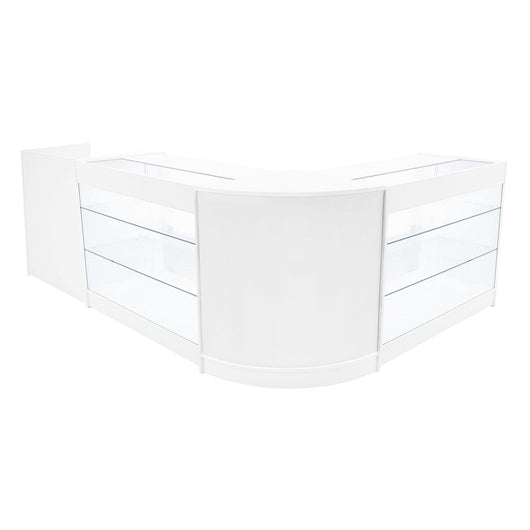 Set Banconi LED Bianco Aries K1200 CM60 TB60 Vetrina Negozio con Serratura