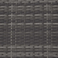 Mobile da giardino in rattan sintetico intrecciato in resina 2 posti grigio 2108061