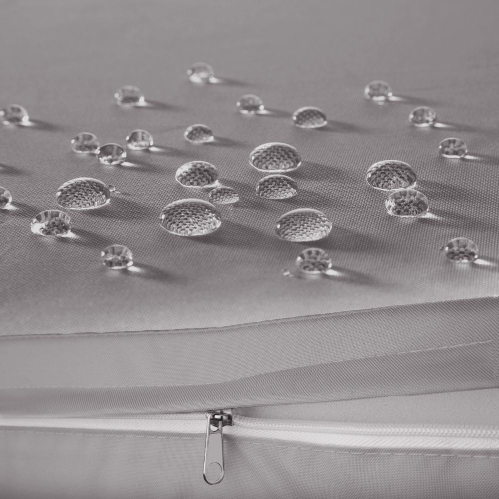 Mobile da giardino in rattan sintetico intrecciato in resina 2 posti grigio 2108061