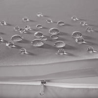 Mobile da giardino in rattan sintetico intrecciato in resina 2 posti grigio 2108061