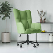 Sedia Relax Verde Chiaro in Velluto