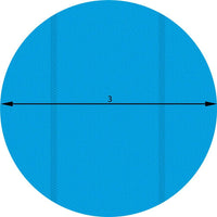 Copertura per piscina rotonda Ø 300 cm blu 3408097