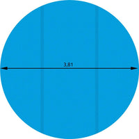 Copertura per piscina rotonda Ø 381 cm blu 3408099