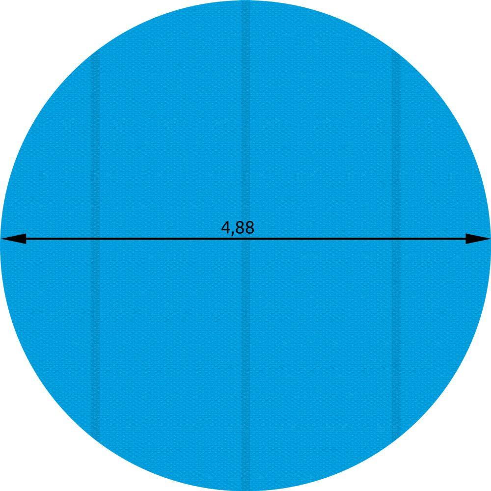 Copertura per piscina rotonda Ø 488 cm blu 3408101