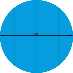 Copertura per piscina rotonda Ø 488 cm blu 3408101