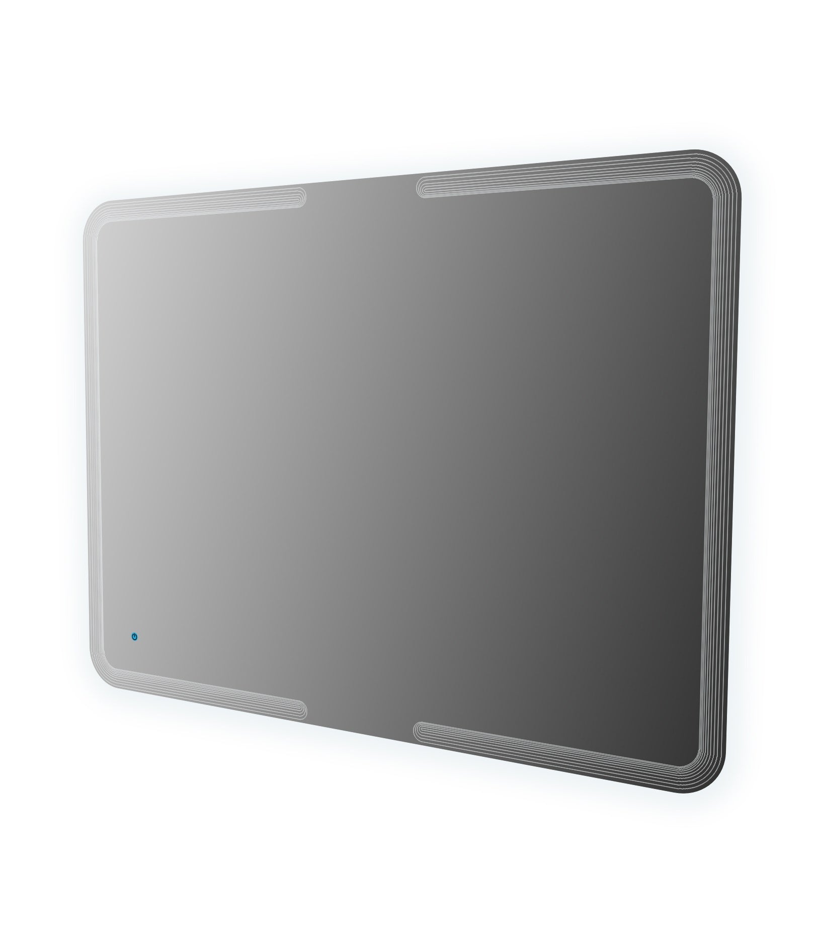 Specchio illuminazione led con disegno lavorato Made in Italy 40312