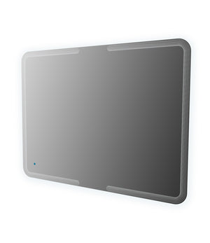 Specchio illuminazione led con disegno lavorato Made in Italy 40312