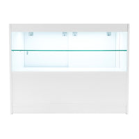 Set Banconi Bianco Eclipse LED 2 x C1200 LM60 TB60 con Serrature e Vetrina