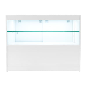 Set Banconi Bianco Eclipse LED 2 x C1200 LM60 TB60 con Serrature e Vetrina