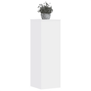 vidaXL Supporti per Piante 2 pz Bianchi 33x33x100 cm Legno Multistrato