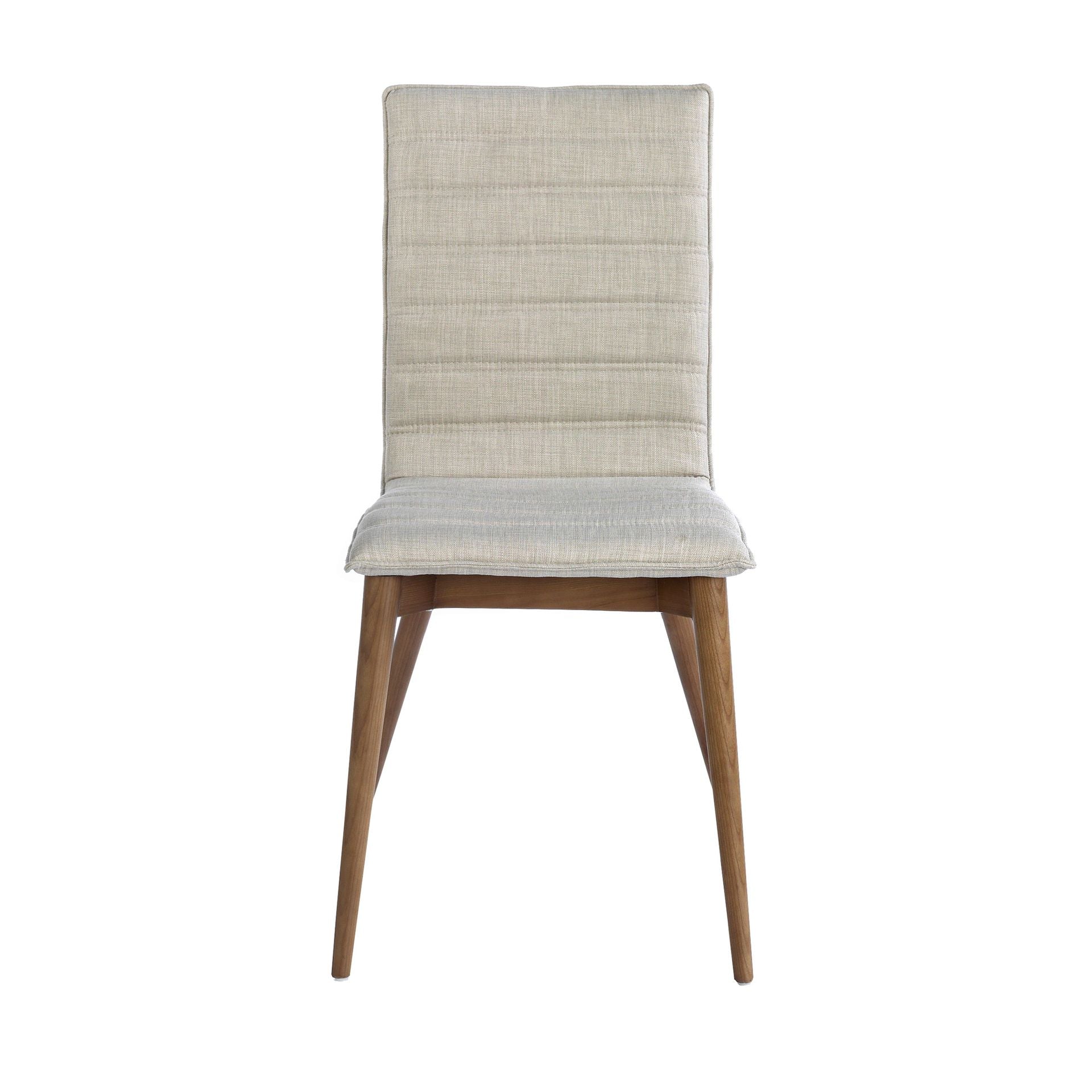 Sedia in tessuto grigio