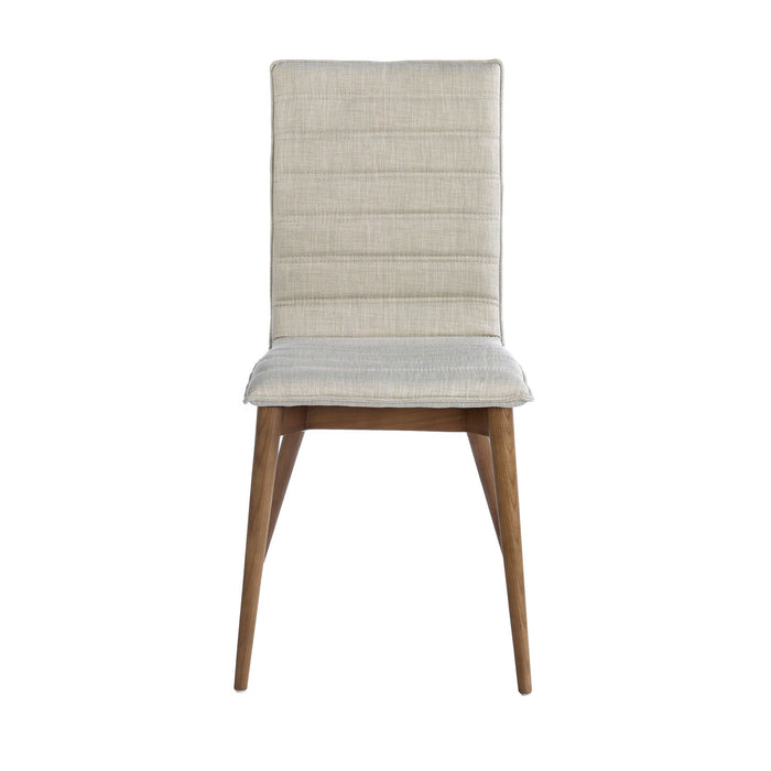 Sedia in tessuto grigio