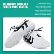 Scarpe di Taekwondo Leggere - Scarpe per Sport di Combattimento - Suola Antiscivolo in Gomma - Materiale Respirante - Adatte per Bambini e Adolescenti - Movimento Comodo - Scarpe per Arti Marziali