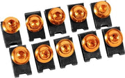 Set di 10 viti M5 5 x 16 mm per modifiche auto e motociclo - set di 10 viti in 4 colori opzionale - oro