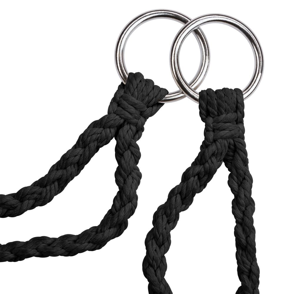 ELISA poltrona sospesa amaca mobili da giardino diametro 80 cm nero 2208166