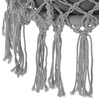 ELISA poltrona sospesa amaca mobili da giardino diametro 80 cm grigio 2208165