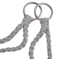 ELISA poltrona sospesa amaca mobili da giardino diametro 80 cm grigio 2208165