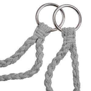 ELISA poltrona sospesa amaca mobili da giardino diametro 80 cm grigio 2208165