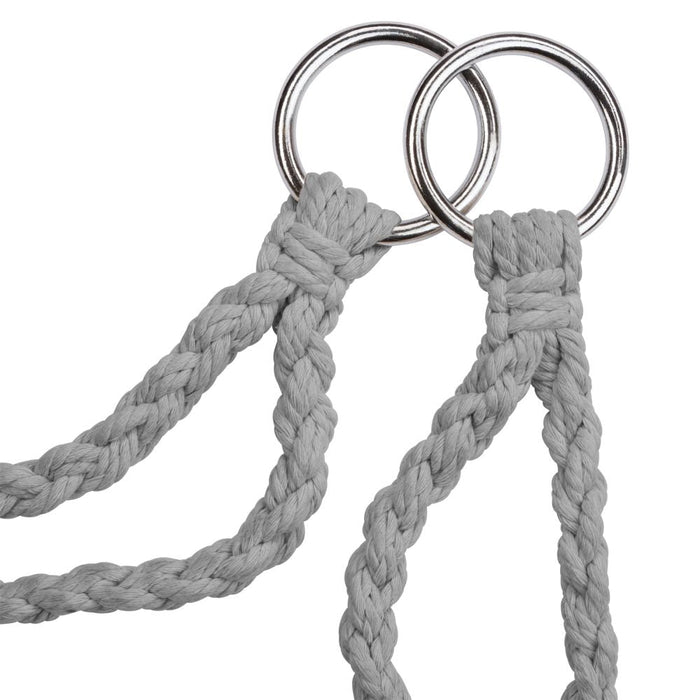 ELISA poltrona sospesa amaca mobili da giardino diametro 80 cm grigio 2208165