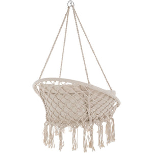 ELISA poltrona sospesa amaca mobili da giardino diametro 80 cm beige 2208164