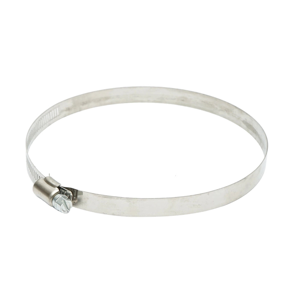 Collare per tubo in acciaio inox regolabile, 130-152 mm