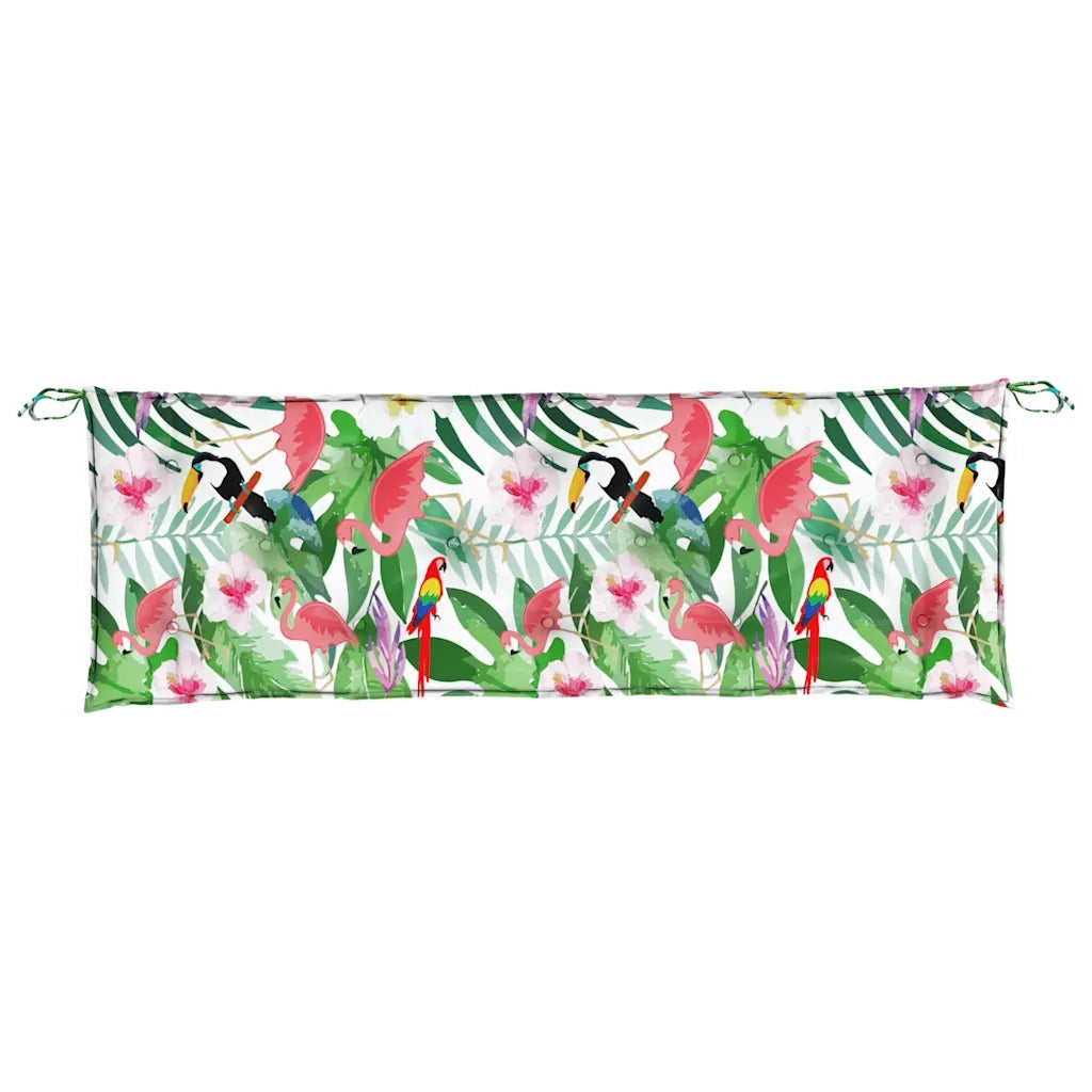 Cuscini Panca da Giardino 2pz Multicolore 150x50x7cm in Tessuto