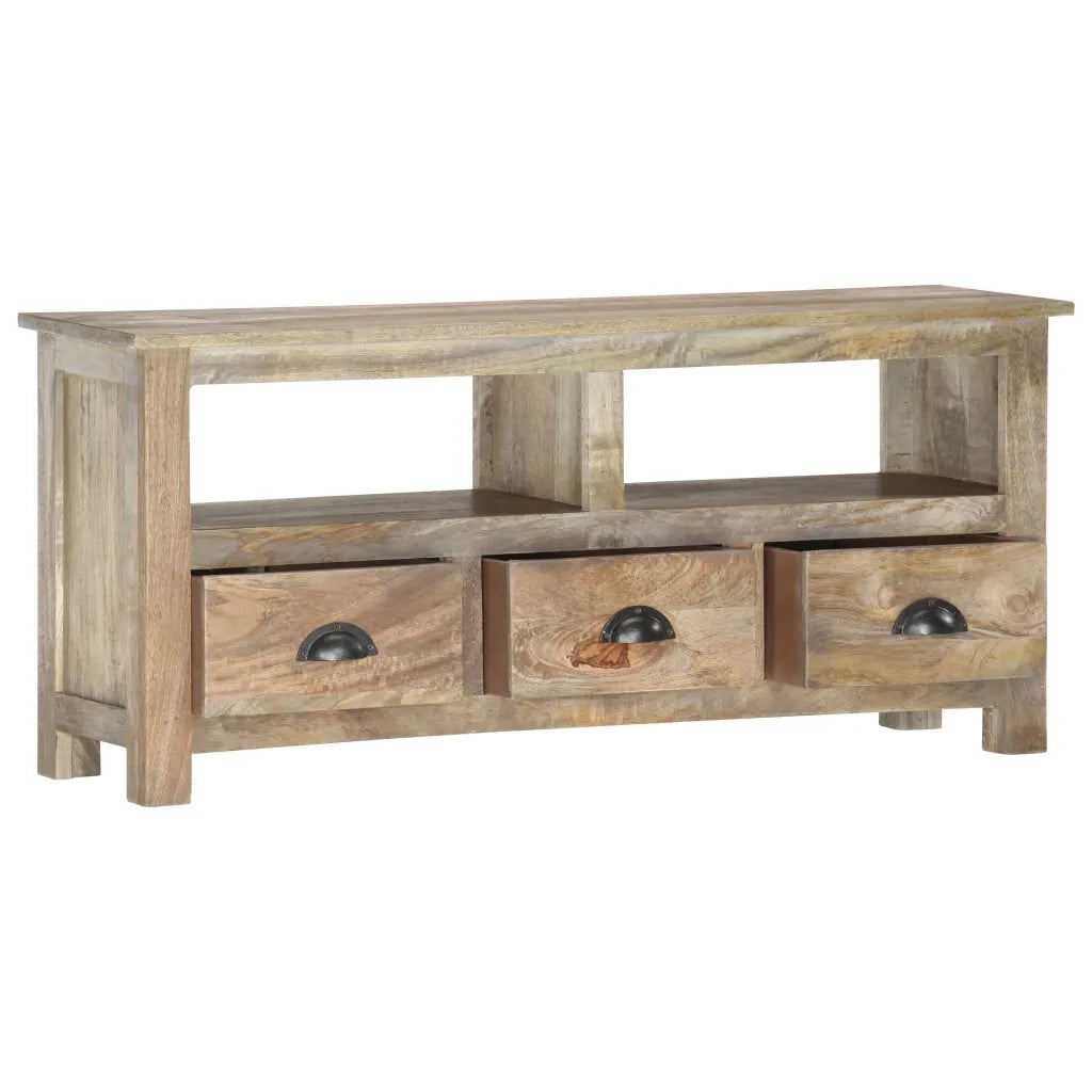 Mobile Porta TV 110x30x50 cm in Legno Massello di Mango cod mxl 17744