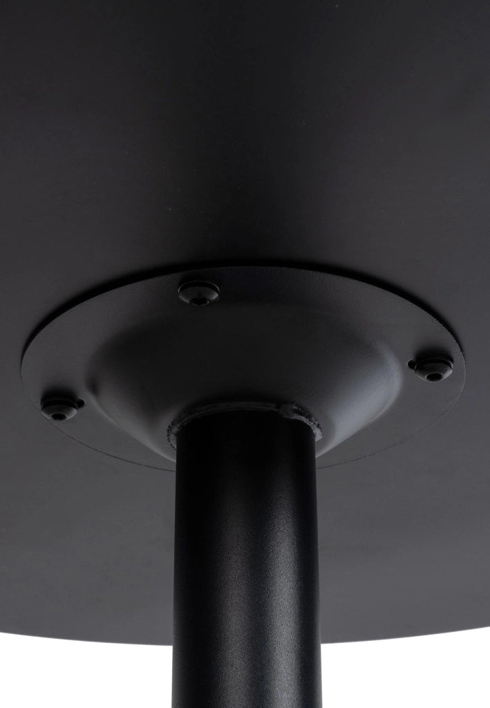 Tavolino rotondo nero/nero