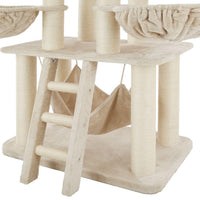 Tiragraffi per gatti 195 cm beige/bianco 3708082