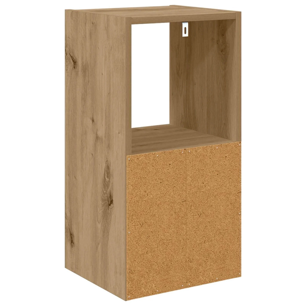 Comodino con cassetto Rovere artigianale 30,5 x 27 x 59,5 cm