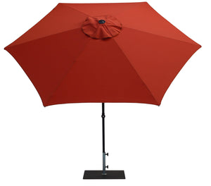 Ombrellone da Giardino Ø3 m Palo Ø38 mm in Alluminio Tessuto Olefin Trend Terracotta