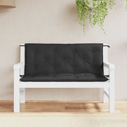 Cuscini per Panca 2 pz Neri 120x50x7 cm in Tessuto Oxfordcod mxl 91909