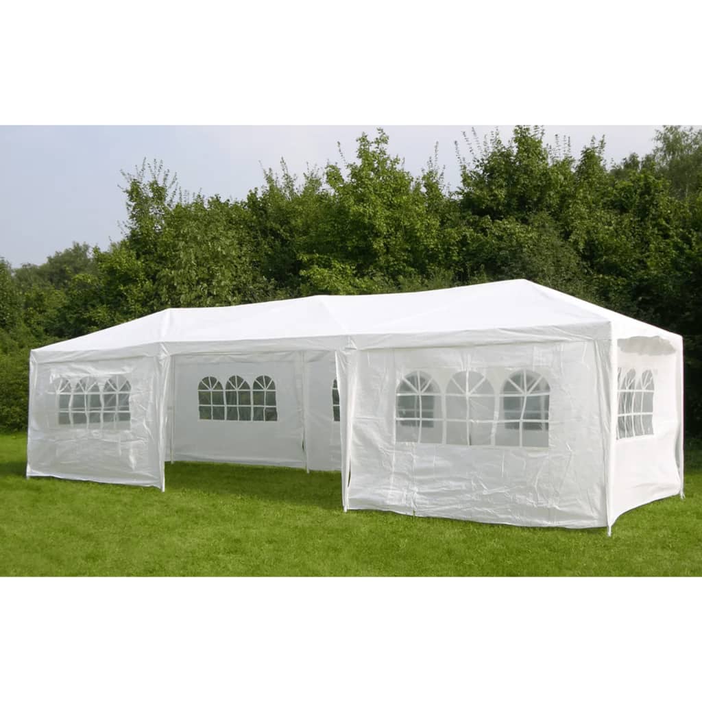 HI Tenda da Festa con Pareti Laterali 3x9 m Bianco 429135