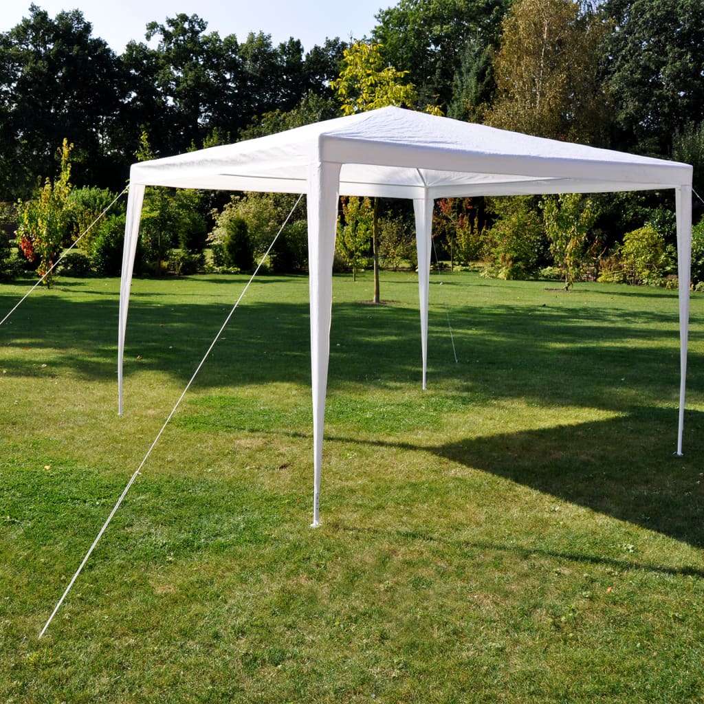 HI Gazebo 3x3 m Bianco 423950