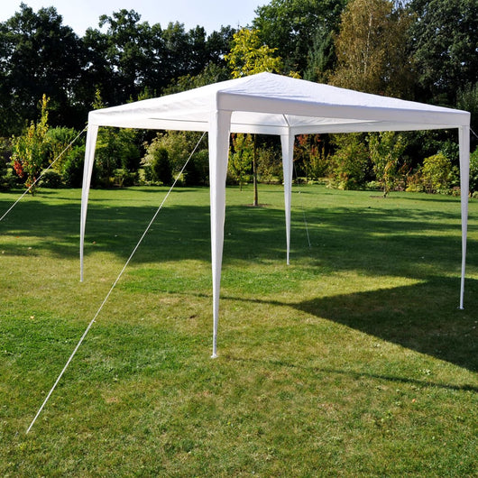 HI Gazebo 3x3 m Bianco 423950